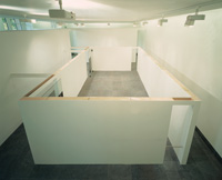 Michael Hofstetter, "Von Allem Entfernt, Alles Beherrschend", 1994, Intervention im Haus der Kunst, München