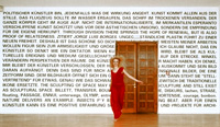 The Threshold, 1997, site specific installation at the Lenbachhaus, Munich; detail