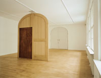 The Threshold, 1997, site specific installation at the Lenbachhaus, Munich