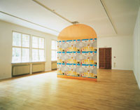 The Threshold, 1997, site specific installation at the Lenbachhaus, Munich